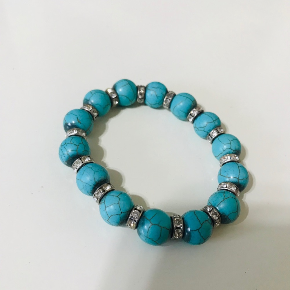 Turquoise bracelet.